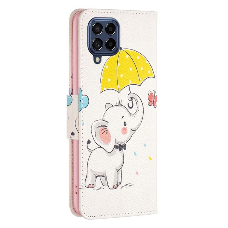 Housse Samsung Galaxy M53 5G Bébé Éléphant