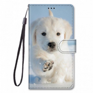 Housse Samsung Galaxy M53 5G Chien à Lanière