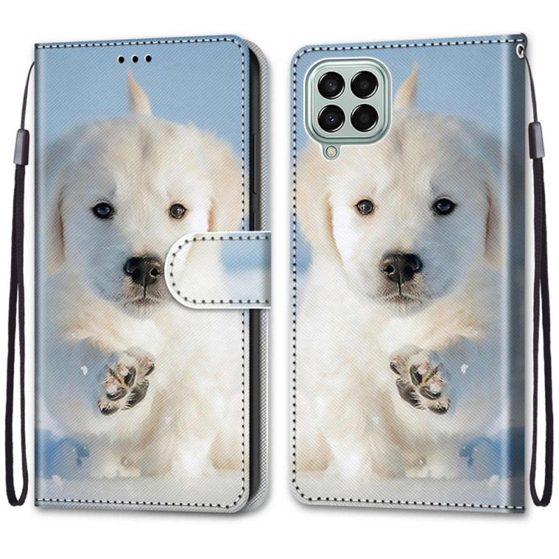 Housse Samsung Galaxy M53 5G Chien à Lanière