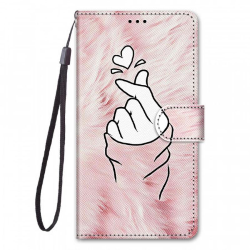 Housse Samsung Galaxy M53 5G Finger Heart