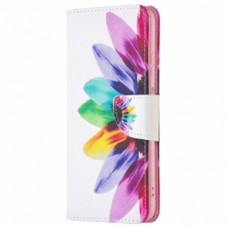 Housse Samsung Galaxy M53 5G Fleur Aquarelle