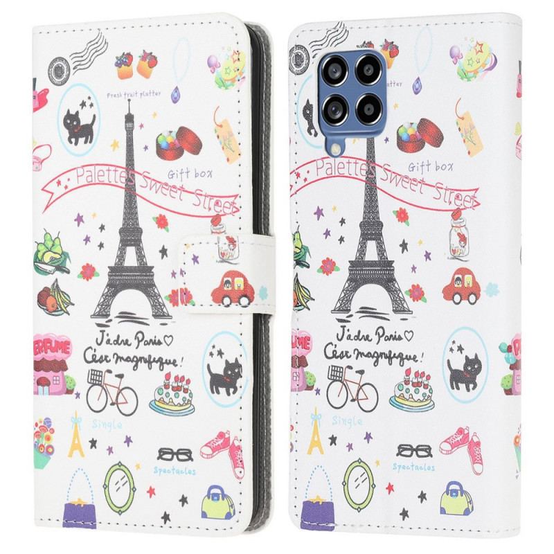 Housse Samsung Galaxy M53 5G j'Aime Paris