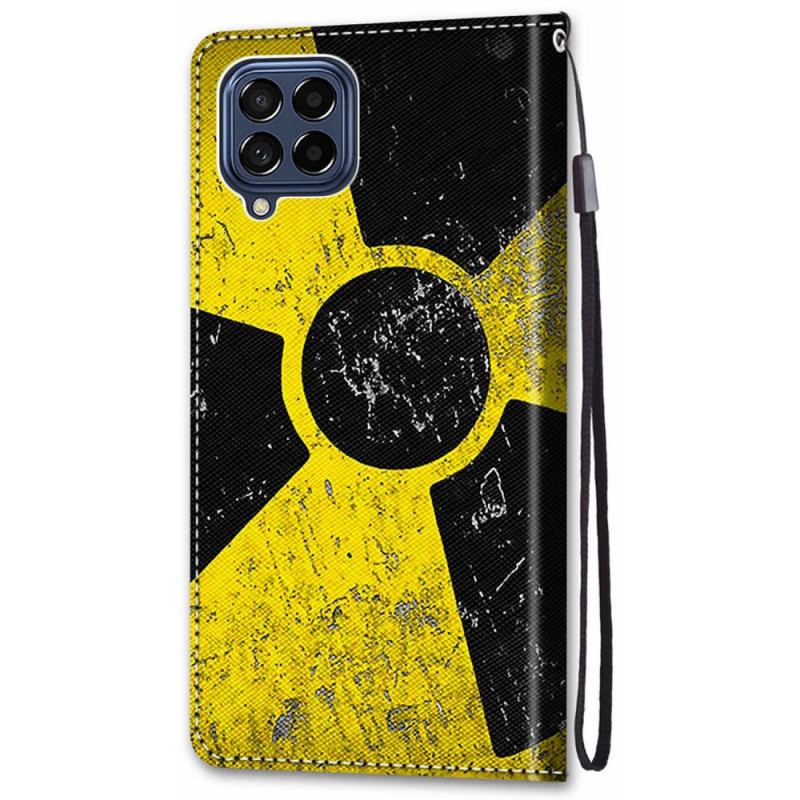 Housse Samsung Galaxy M53 5G Jaune et Noire