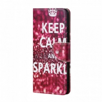 Housse Samsung Galaxy M53 5G Keep Calm and Sparkle