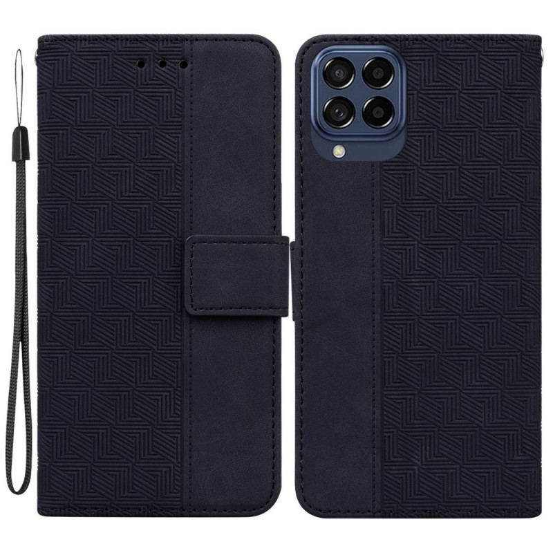 Housse Samsung Galaxy M53 5G Motif à Lanière