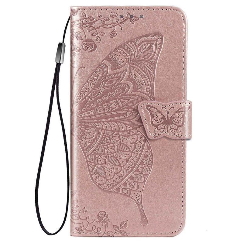 Housse Samsung Galaxy M53 5G Papillon Baroque