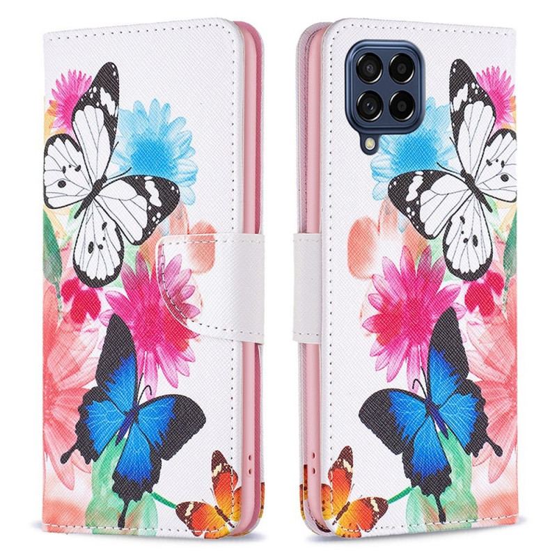 Housse Samsung Galaxy M53 5G Papillons Papillons