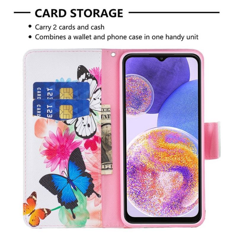 Housse Samsung Galaxy M53 5G Papillons Papillons