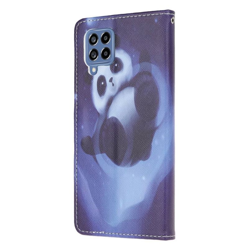 Housse Samsung Galaxy M53 5G Space Panda à Lanière