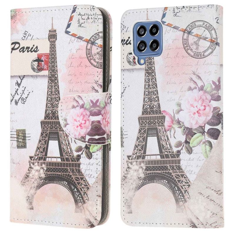 Housse Samsung Galaxy M53 5G Tour Eiffel Vintage