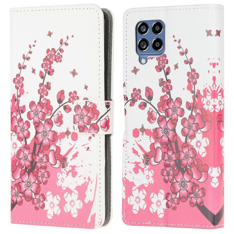 Housse Samsung Galaxy M53 5G Tropical Flowers