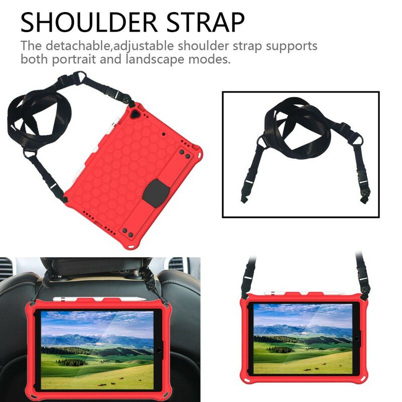 Coque iPad 10.2" (2020) (2019) / Air 10.5" (2019) / iPad Pro 10.5" EVA Sangle-Support