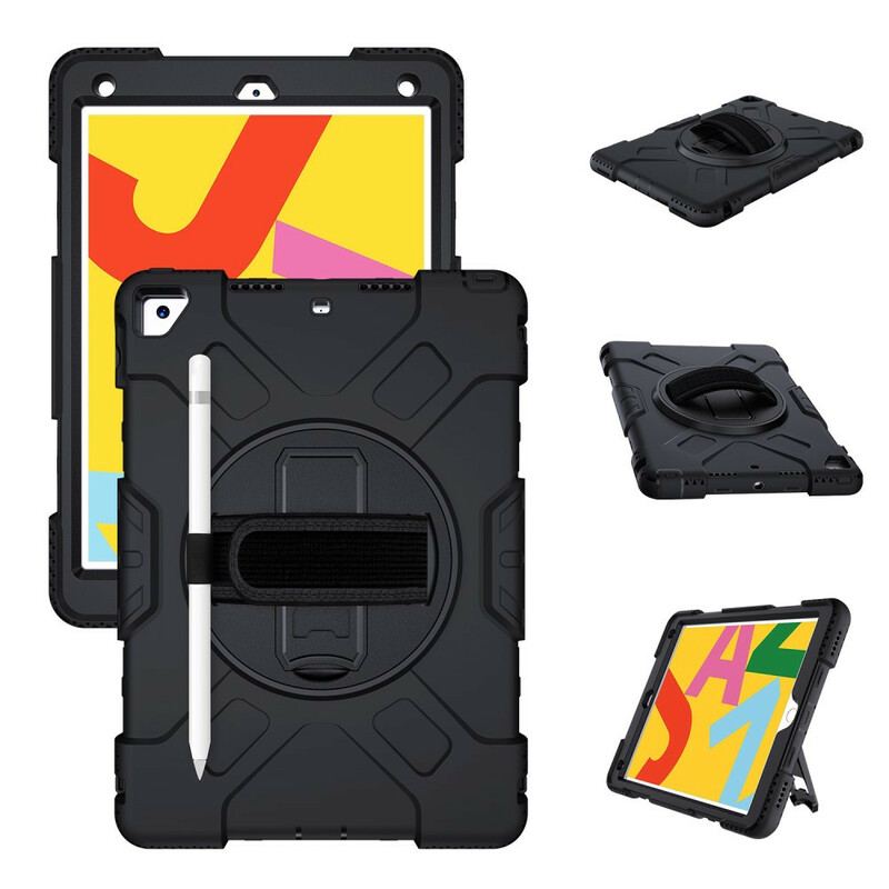 Coque iPad 10.2" (2020) (2019) Super Résistante Sangle et Bandoulière