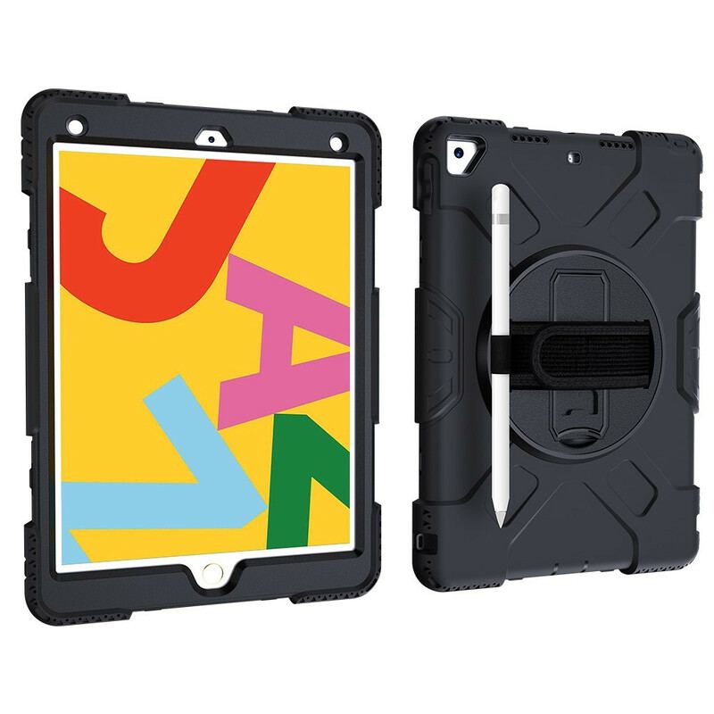 Coque iPad 10.2" (2020) (2019) Super Résistante Sangle et Bandoulière