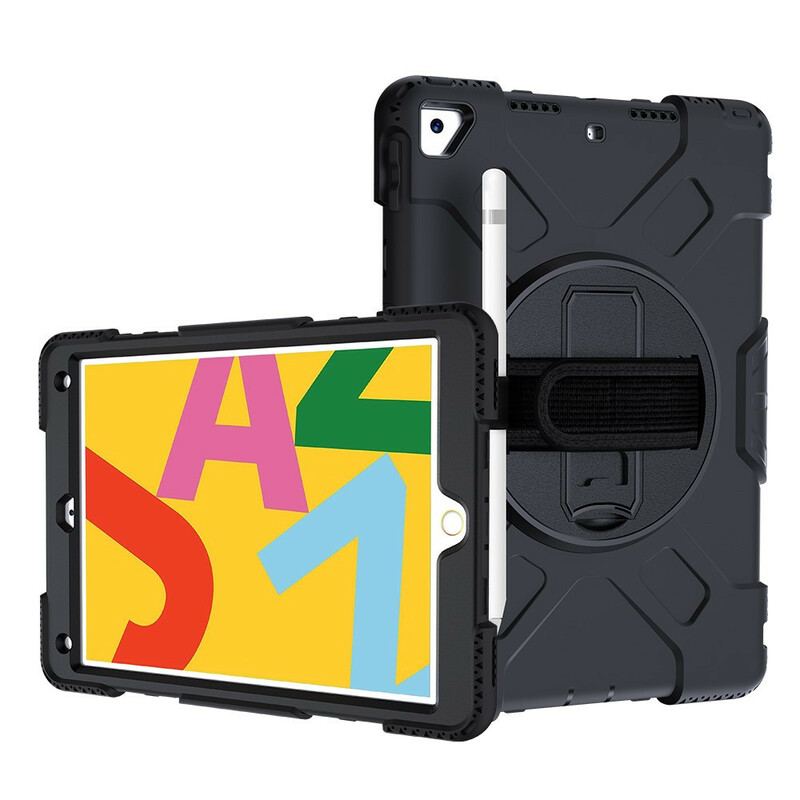 Coque iPad 10.2" (2020) (2019) Super Résistante Sangle et Bandoulière