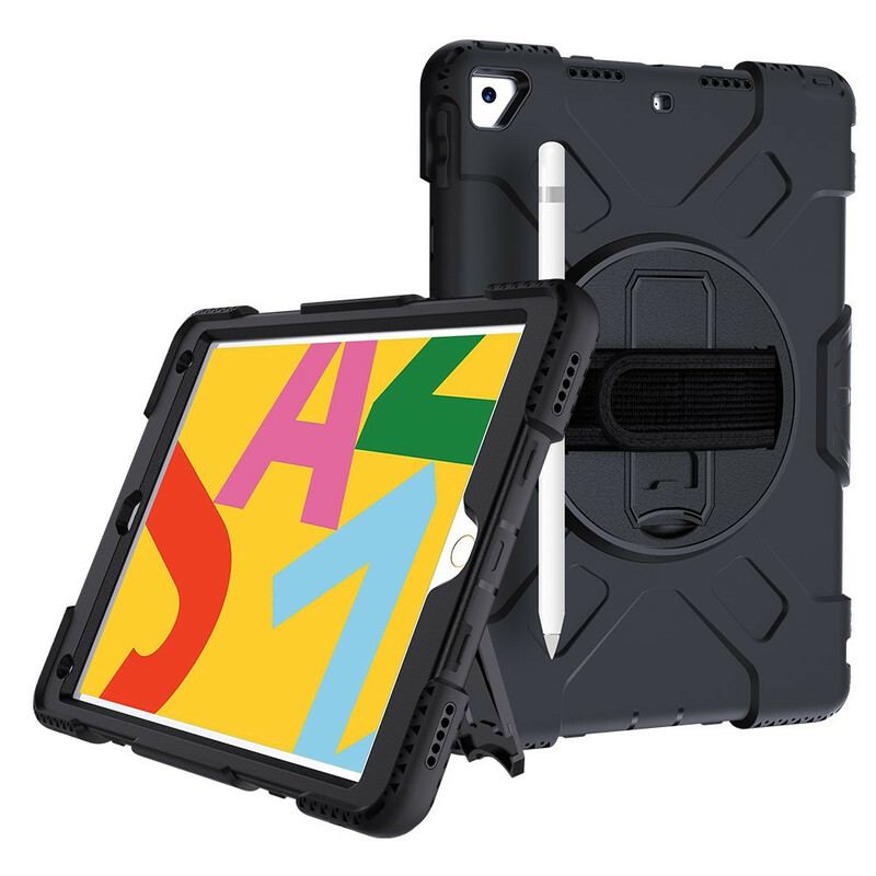 Coque iPad 10.2" (2020) (2019) Super Résistante Sangle et Bandoulière