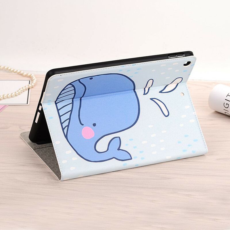 Étui iPad 10.2" (2020) (2019) Baleine