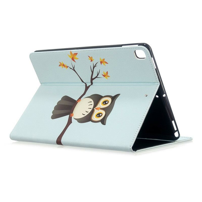 Étui iPad 10.2" (2020) (2019) Branche de Hibou