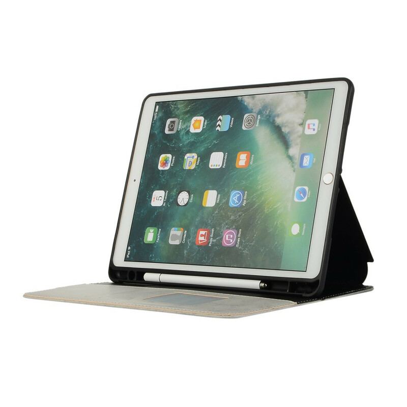 Étui iPad 10.2" (2020) (2019) Effet Cuir Luxe