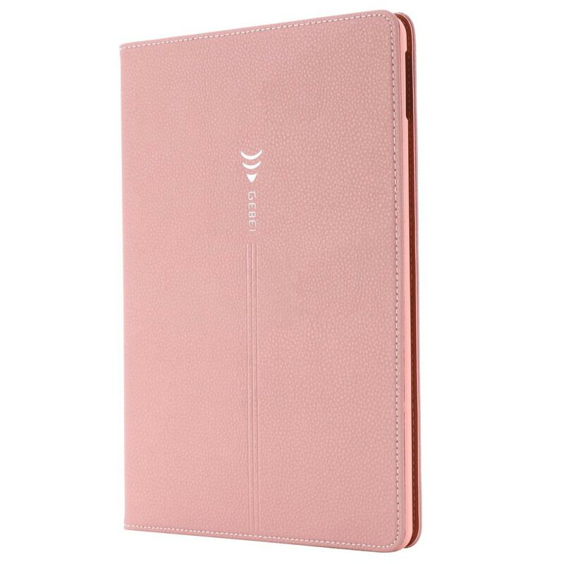 Étui iPad 10.2" (2020)  (2019) GEBEI Simili Cuir Litchi