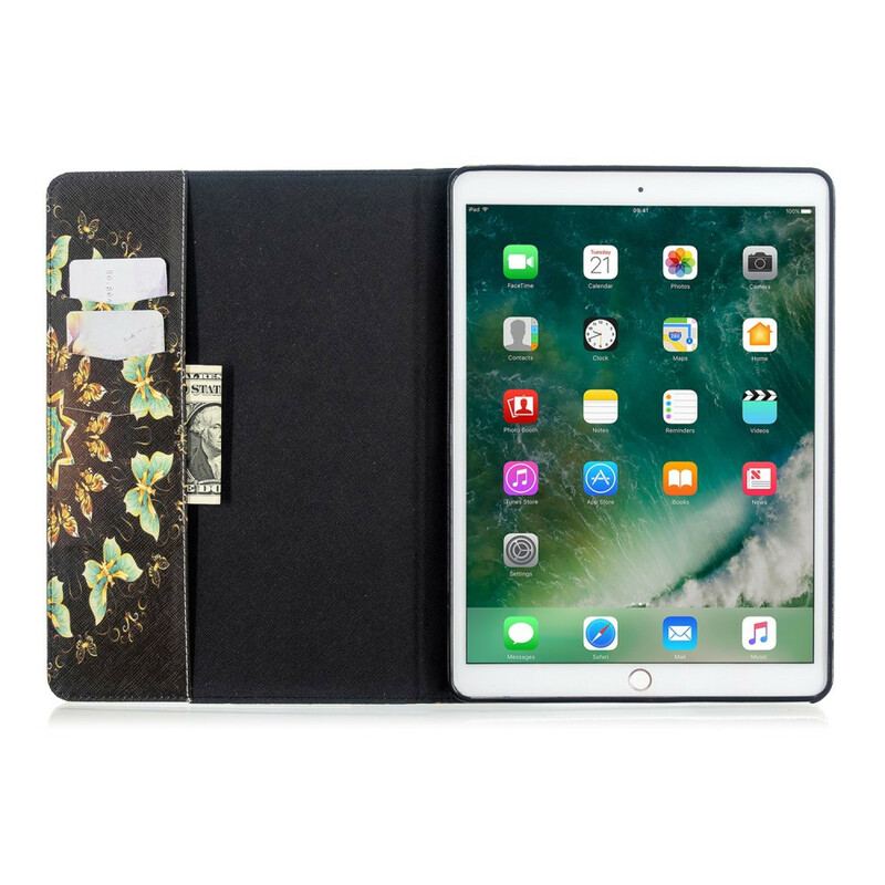 Étui iPad 10.2" (2020) (2019) Superbes Papillons