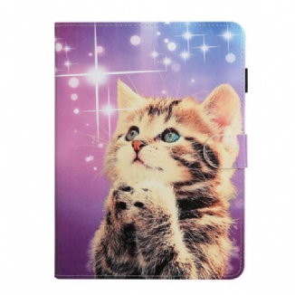 Housse iPad 10.2" (2020) (2019) / Air 10.5" (2019) Chaton Étoiles