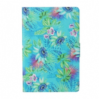 Housse iPad 10.2" (2020) (2019) / Air 10.5" (2019) Fleurs et Feuilles