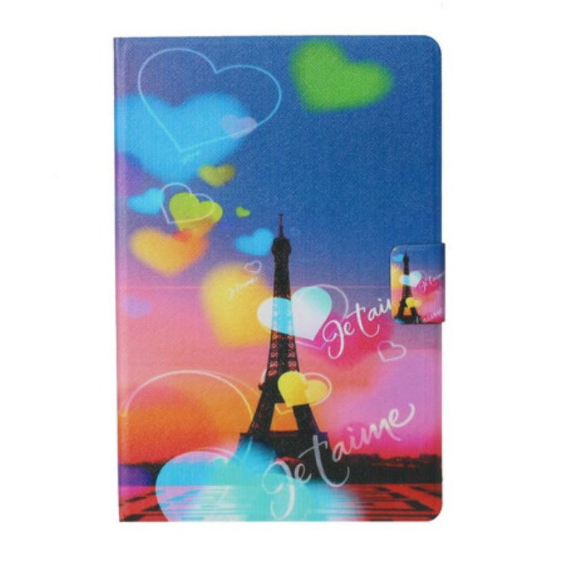 Housse iPad 10.2" (2020) (2019) Air 10.5" (2019) Paris Je t'Aime