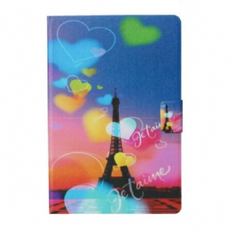 Housse iPad 10.2" (2020) (2019) Air 10.5" (2019) Paris Je t'Aime