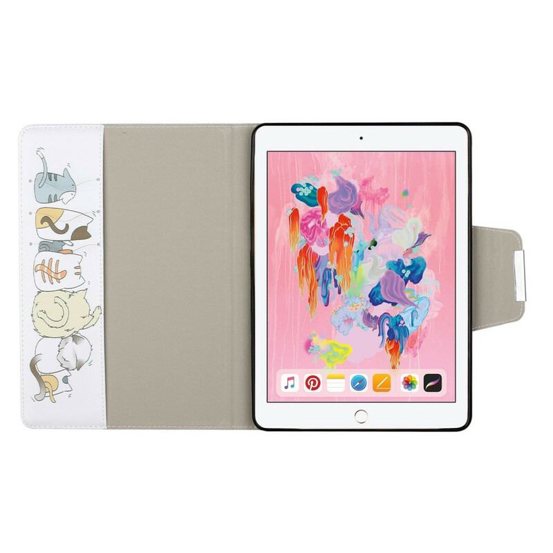 Housse iPad 10.2" (2020) (2019) / Air 10.5" (2019) Tas de Chats