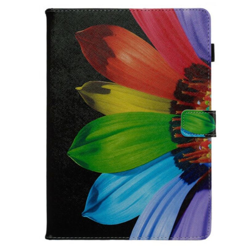 Housse iPad 10.2" (2020) (2019) Fleur Couleur