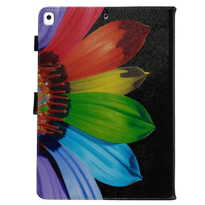 Housse iPad 10.2" (2020) (2019) Fleur Couleur