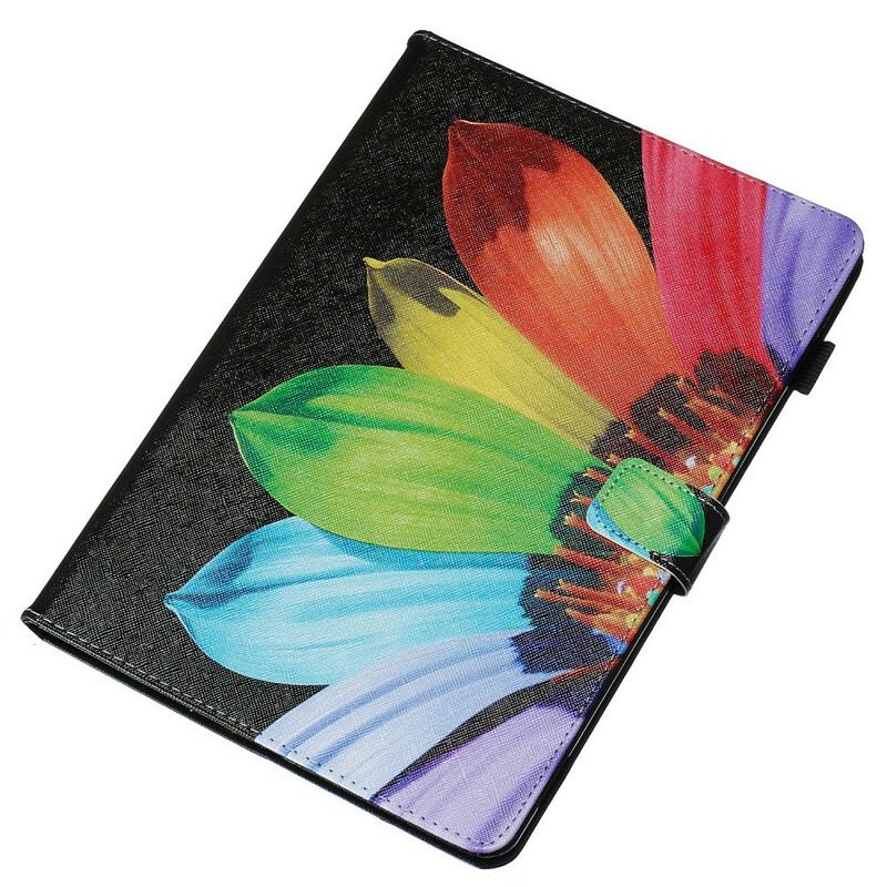 Housse iPad 10.2" (2020) (2019) Fleur Couleur