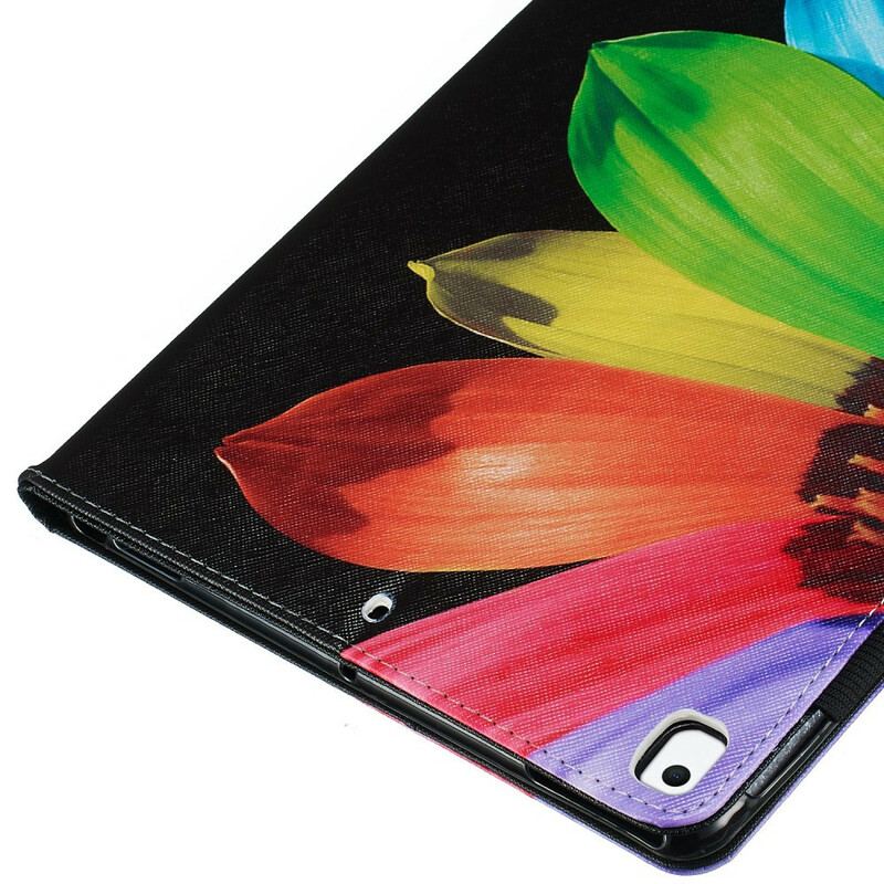 Housse iPad 10.2" (2020) (2019) Fleur Couleur