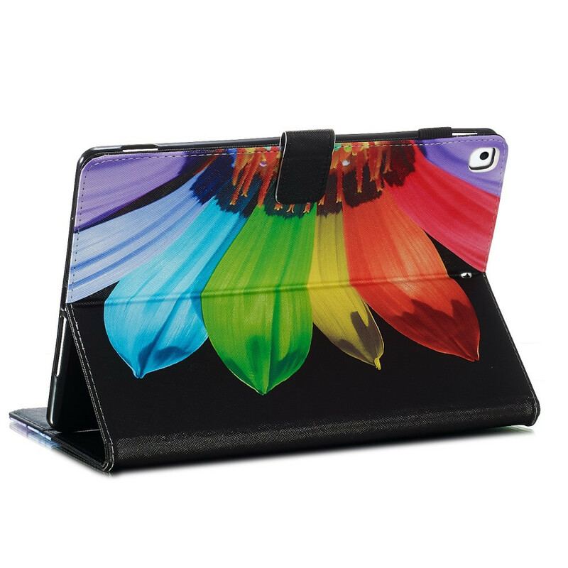 Housse iPad 10.2" (2020) (2019) Fleur Couleur