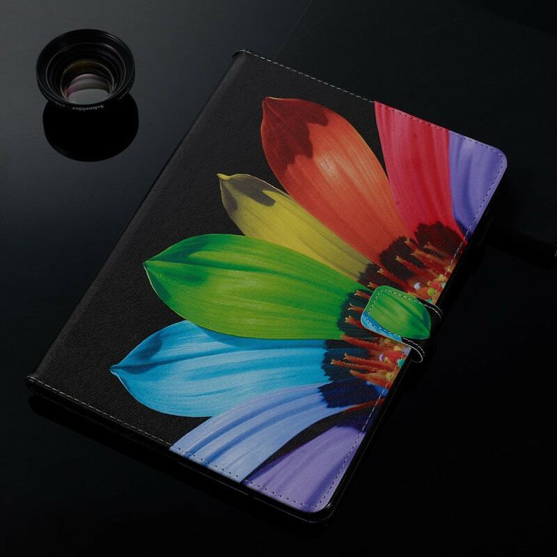 Housse iPad 10.2" (2020) (2019) Fleur Couleur