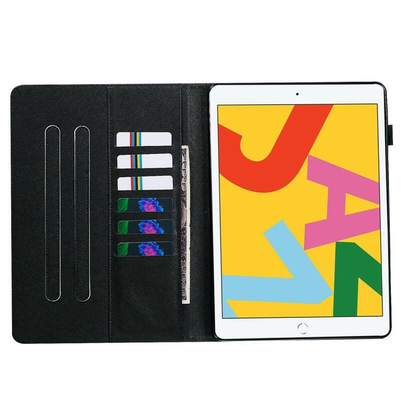 Housse iPad 10.2" (2020) (2019) Fleurs