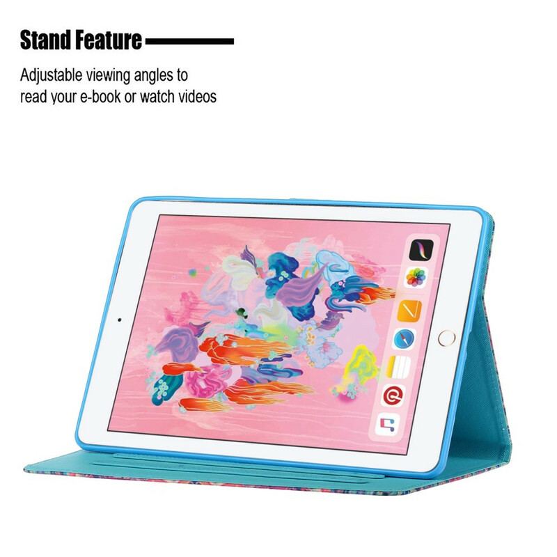 Housse iPad 10.2" (2020) (2019) Hibou Royal