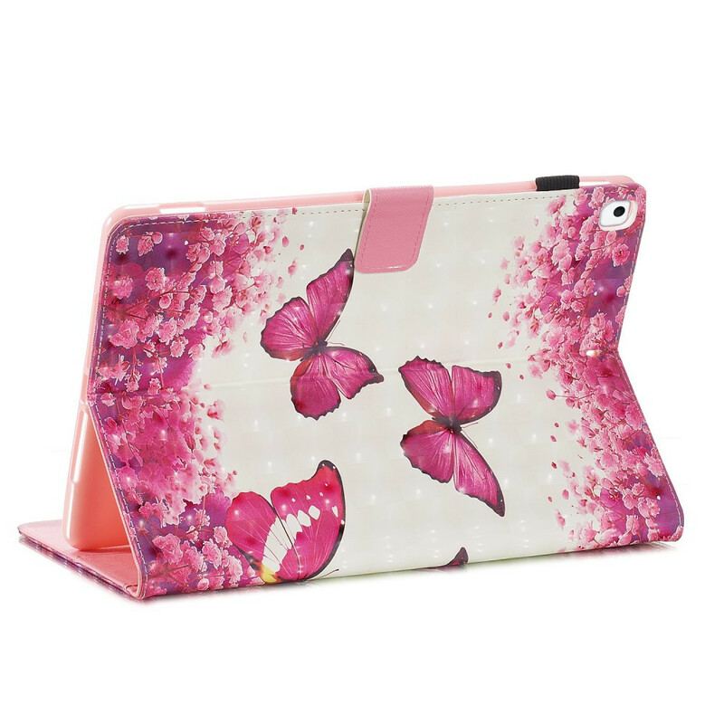 Housse iPad 10.2" (2020) (2019) Papillons Rouges