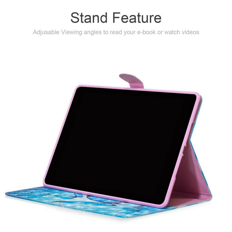 Housse iPad 10.2" (2020) (2019) Papillons Spot Light