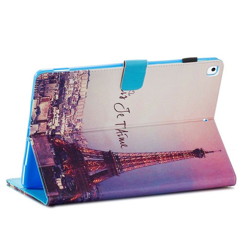 Housse iPad 10.2" (2020) (2019) Paris Je t'Aime