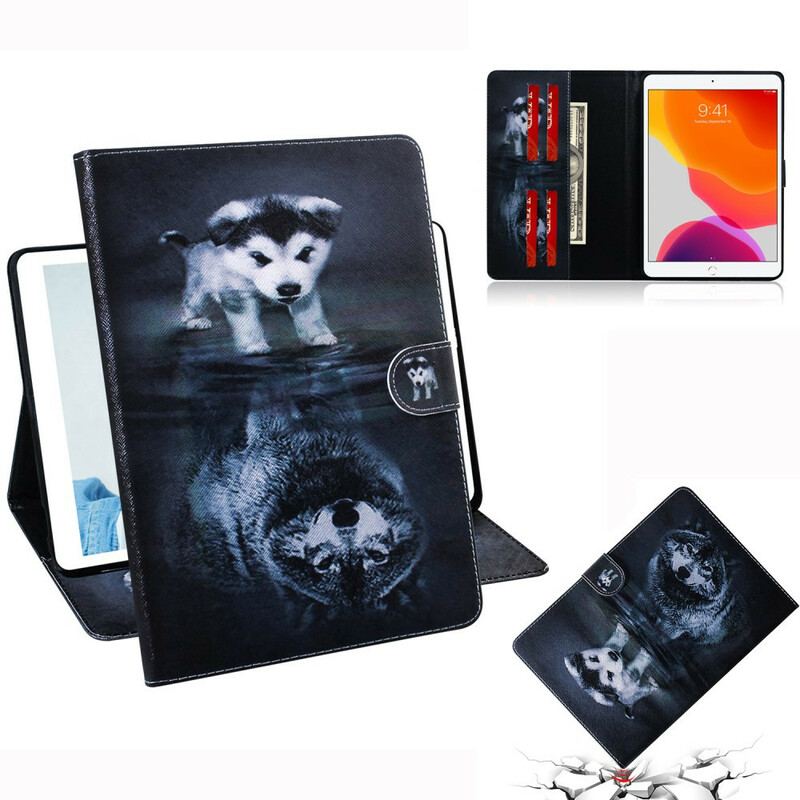 Housse iPad 10.2" (2020) (2019) Petit Chien