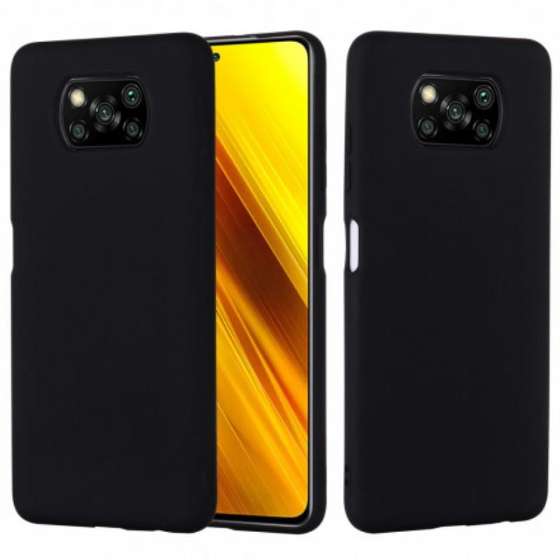 Coque Poco X3 / X3 Pro / X3 NFC Conception Silicone Liquide avec Lanière