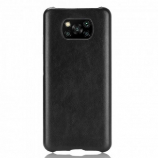 Coque Poco X3 / X3 Pro / X3 NFC Effet Cuir Litchi Performance