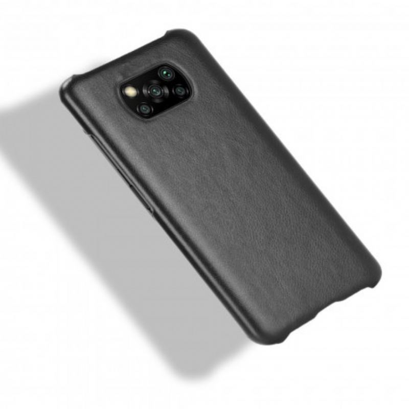 Coque Poco X3 / X3 Pro / X3 NFC Effet Cuir Litchi Performance