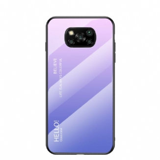 Coque Poco X3 / X3 Pro / X3 NFC Verre Trempé Hello