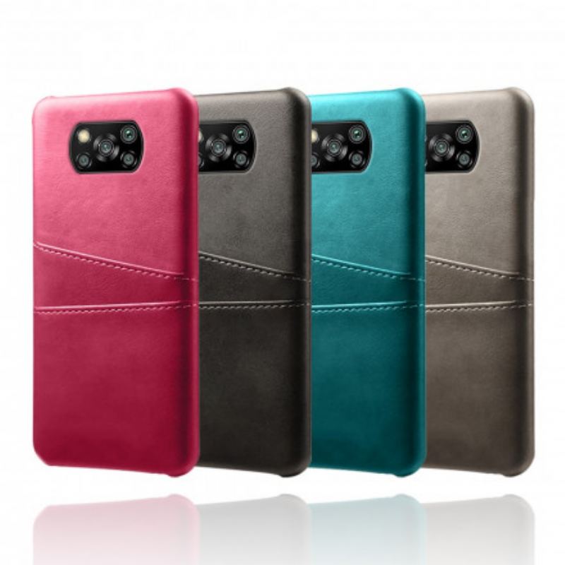 Coque Xiaomi Poco X3 / X3 Pro / X3 NFC Double Porte Cartes KSQ