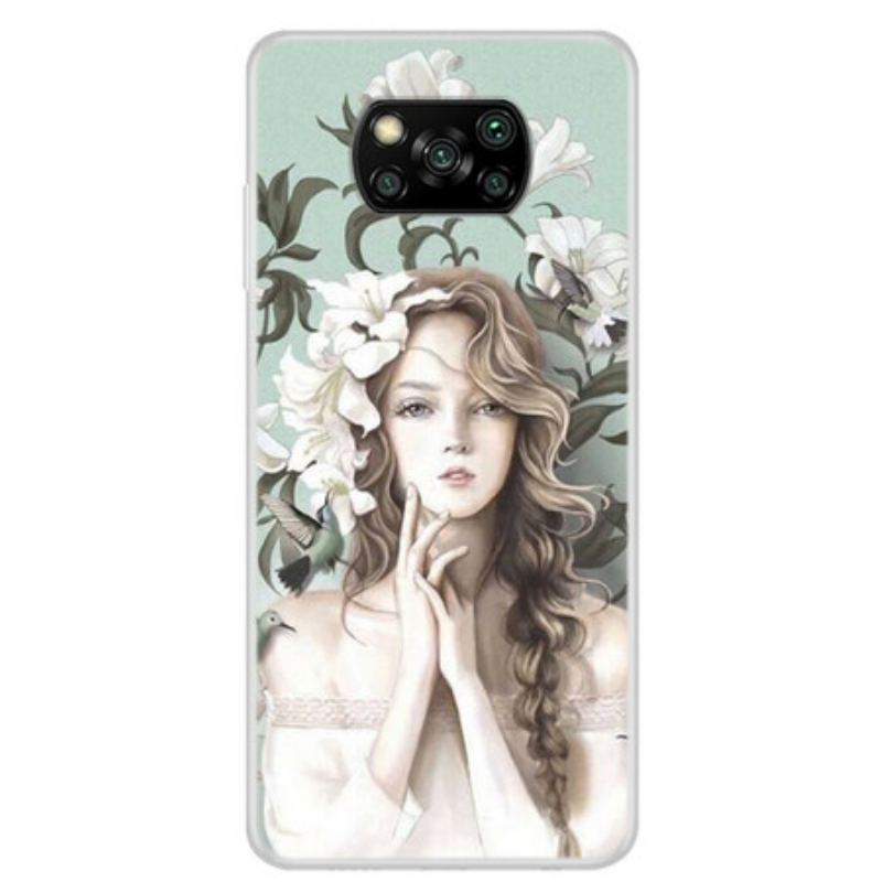 Coque Xiaomi Poco X3 / X3 Pro / X3 NFC Femme à Fleurs