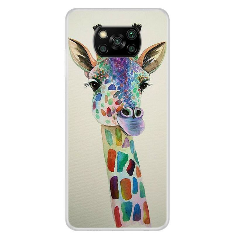 Coque Xiaomi Poco X3 / X3 Pro / X3 NFC Girafe Colorée