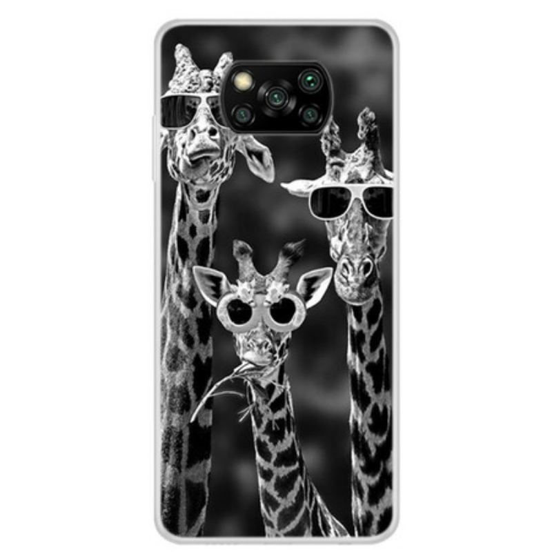 Coque Xiaomi Poco X3 / X3 Pro / X3 NFC Girafes à Lunettes